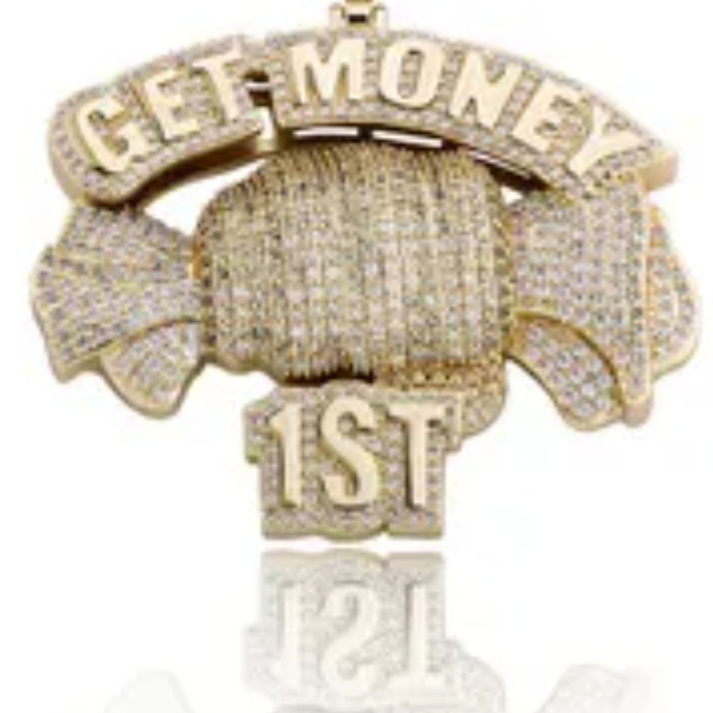 PENDANT- GET MONEY 1ST. NEW